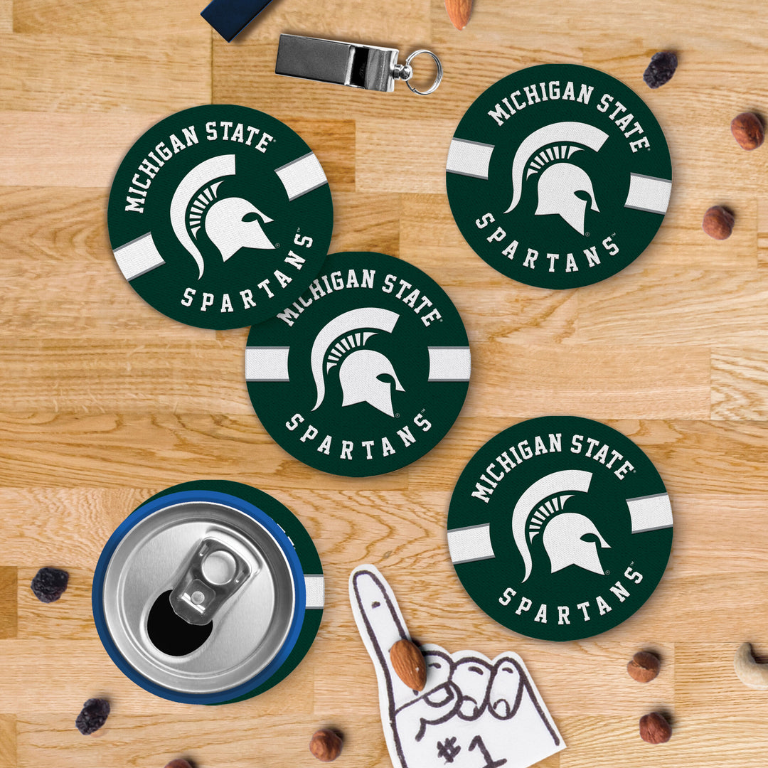 *School and Logo -Michigan State University Disposable Coasters