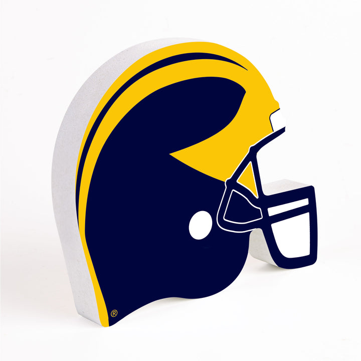 Michigan Wolverines Helmet Small Sign