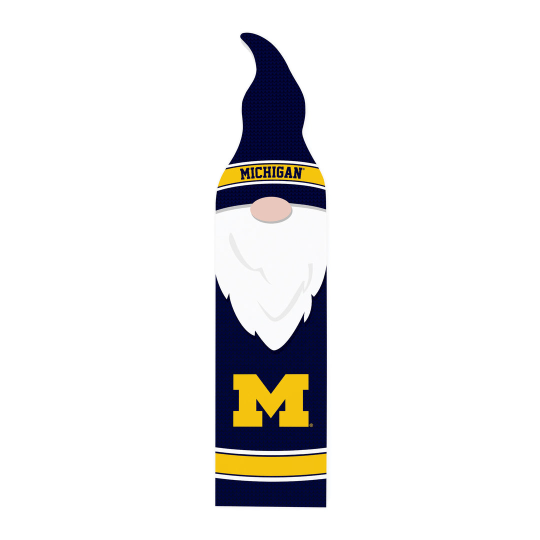 Michigan Wolverines Gnome Porch Sign