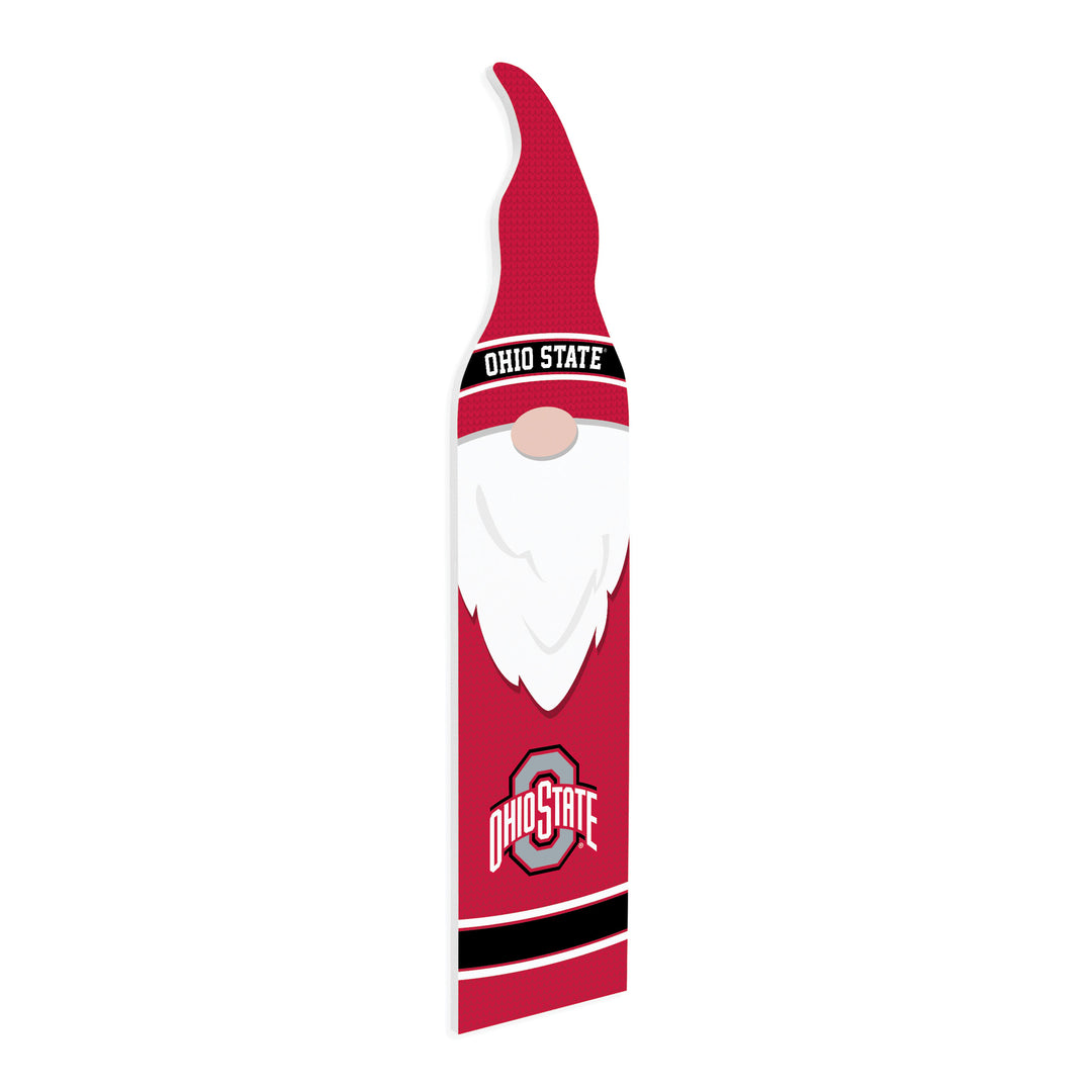 Ohio State Buckeyes Gnome Porch Sign