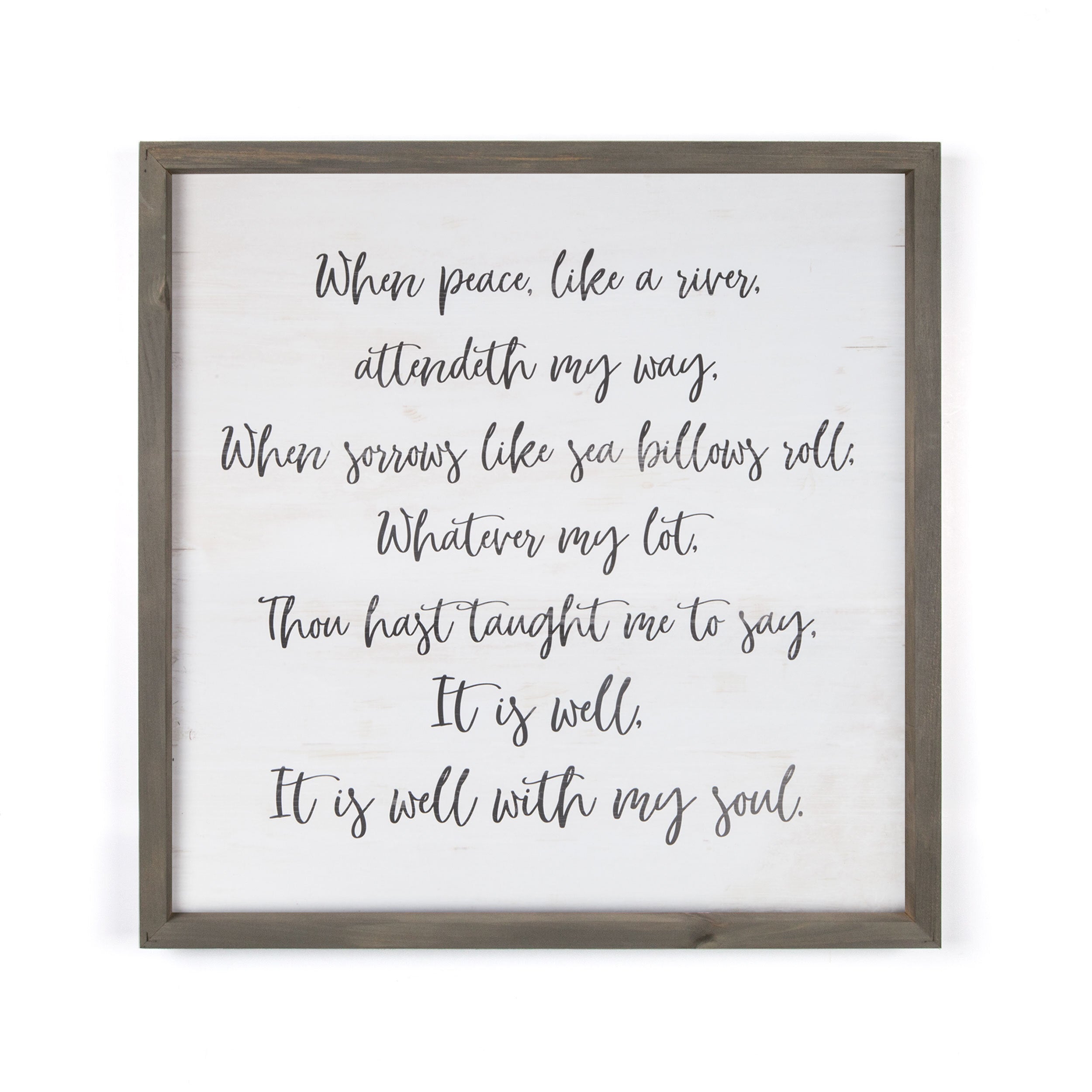 **It Is Well With My Soul Framed Art