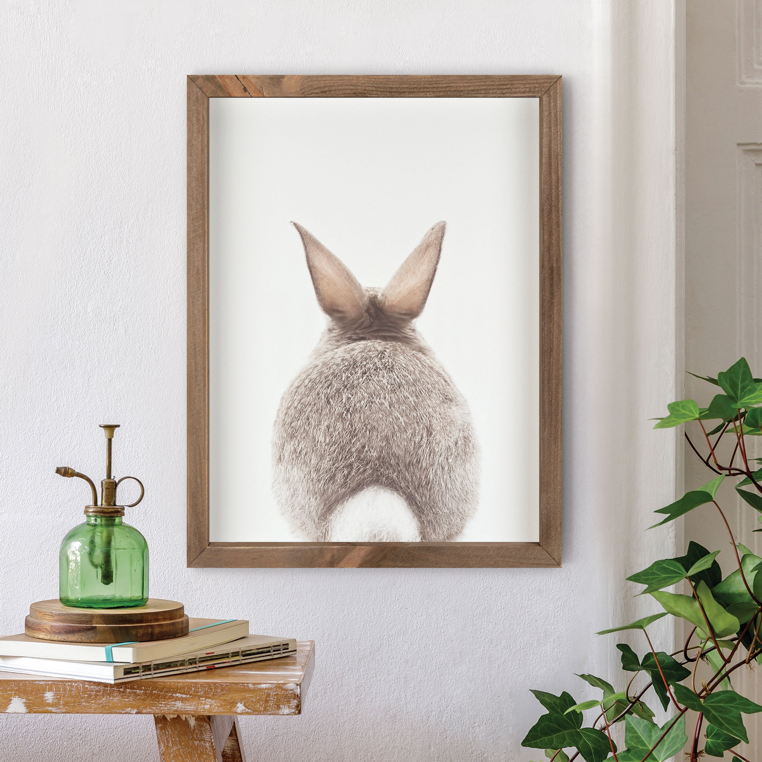 Bunny Bum Framed Art