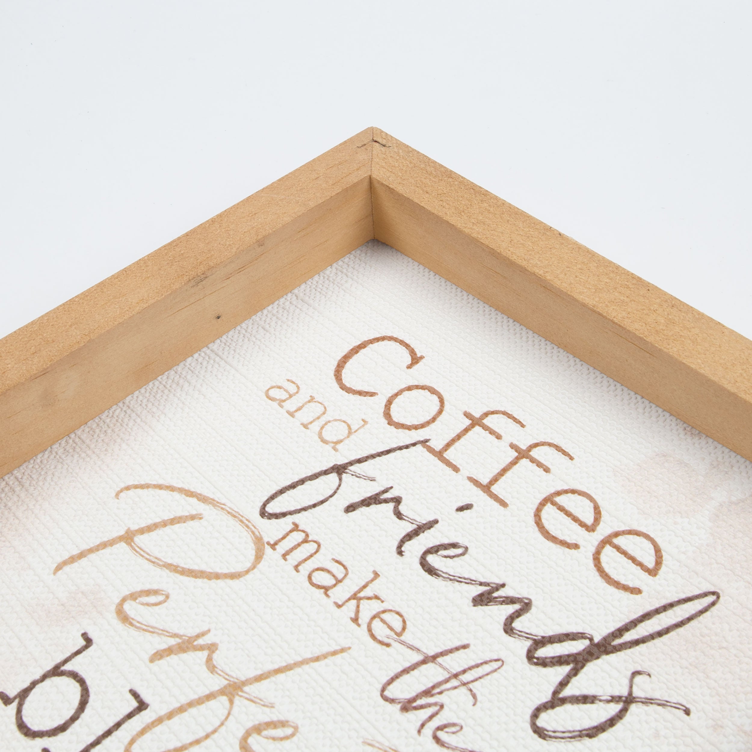 *Coffee And Friends Make The Perfect Blend Framed Art