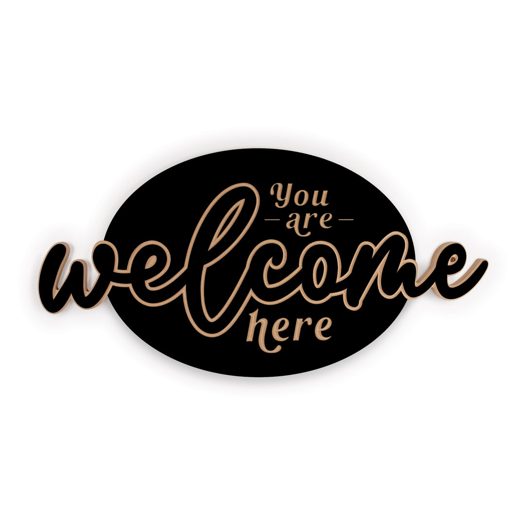 You Are Welcome Here Ornate Décor