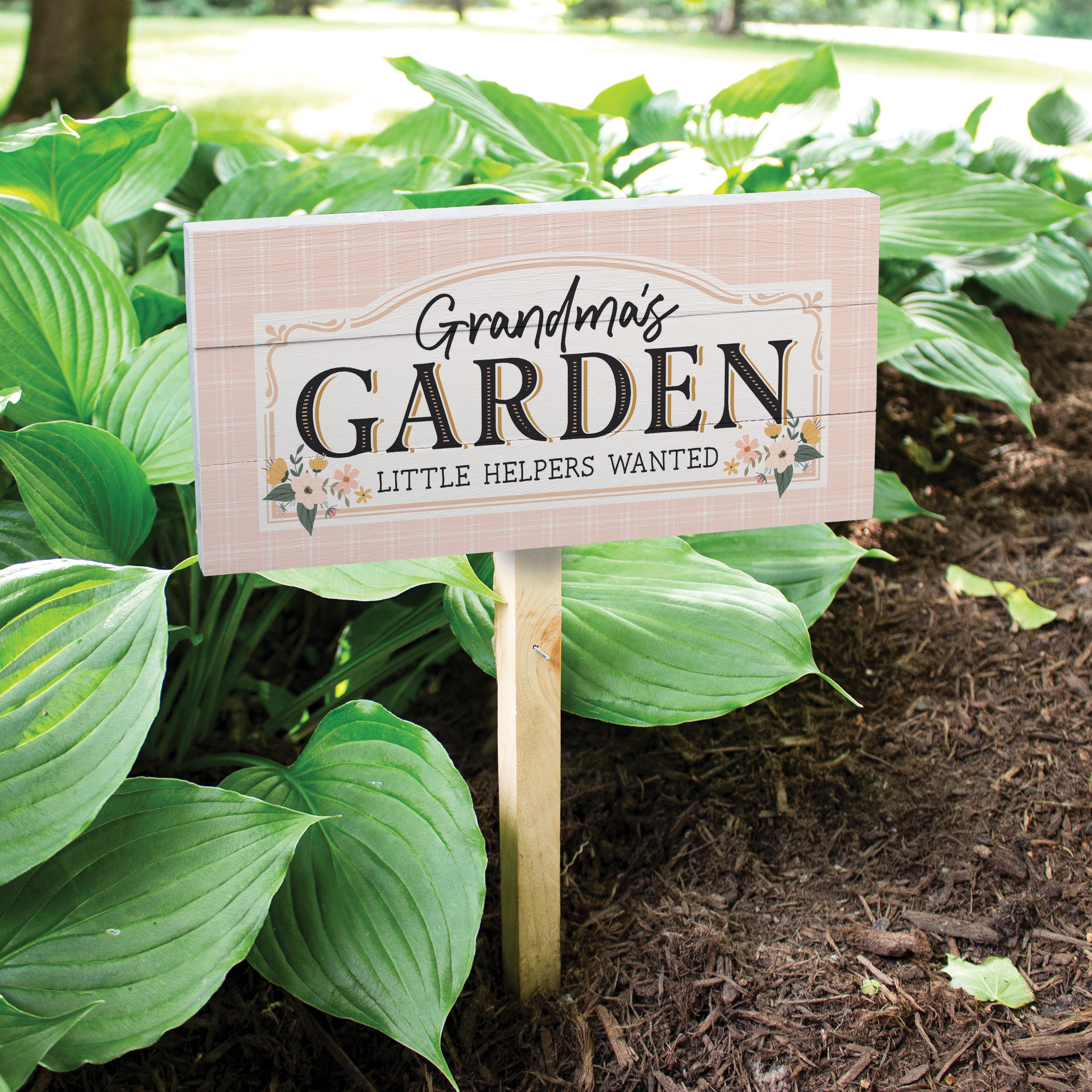 **Grandma's Garden. Little Helpers Wanted Garden Sign