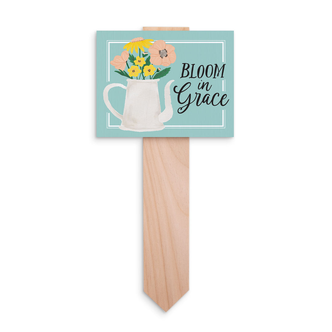 Bloom In Grace Garden Sign