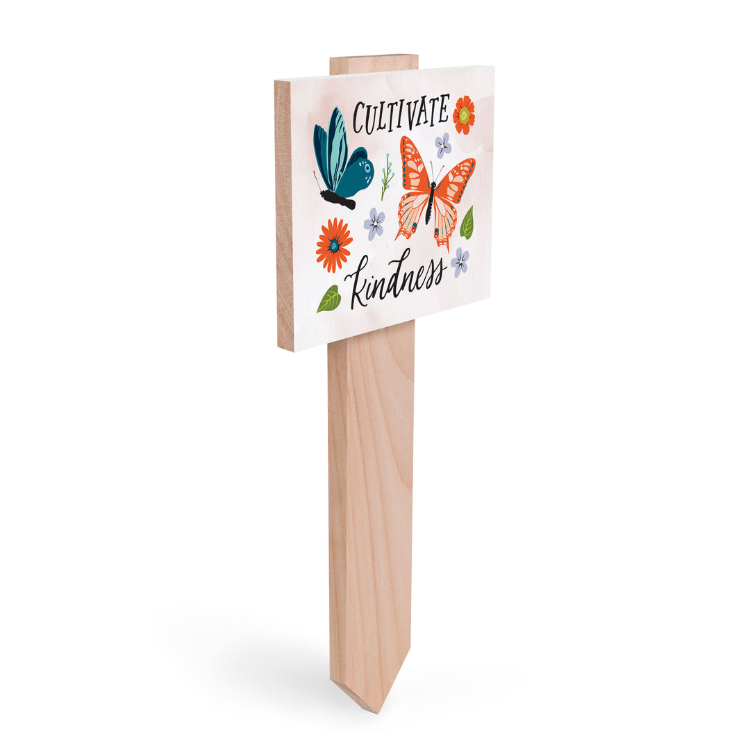 Cultivate Kindness Garden Sign
