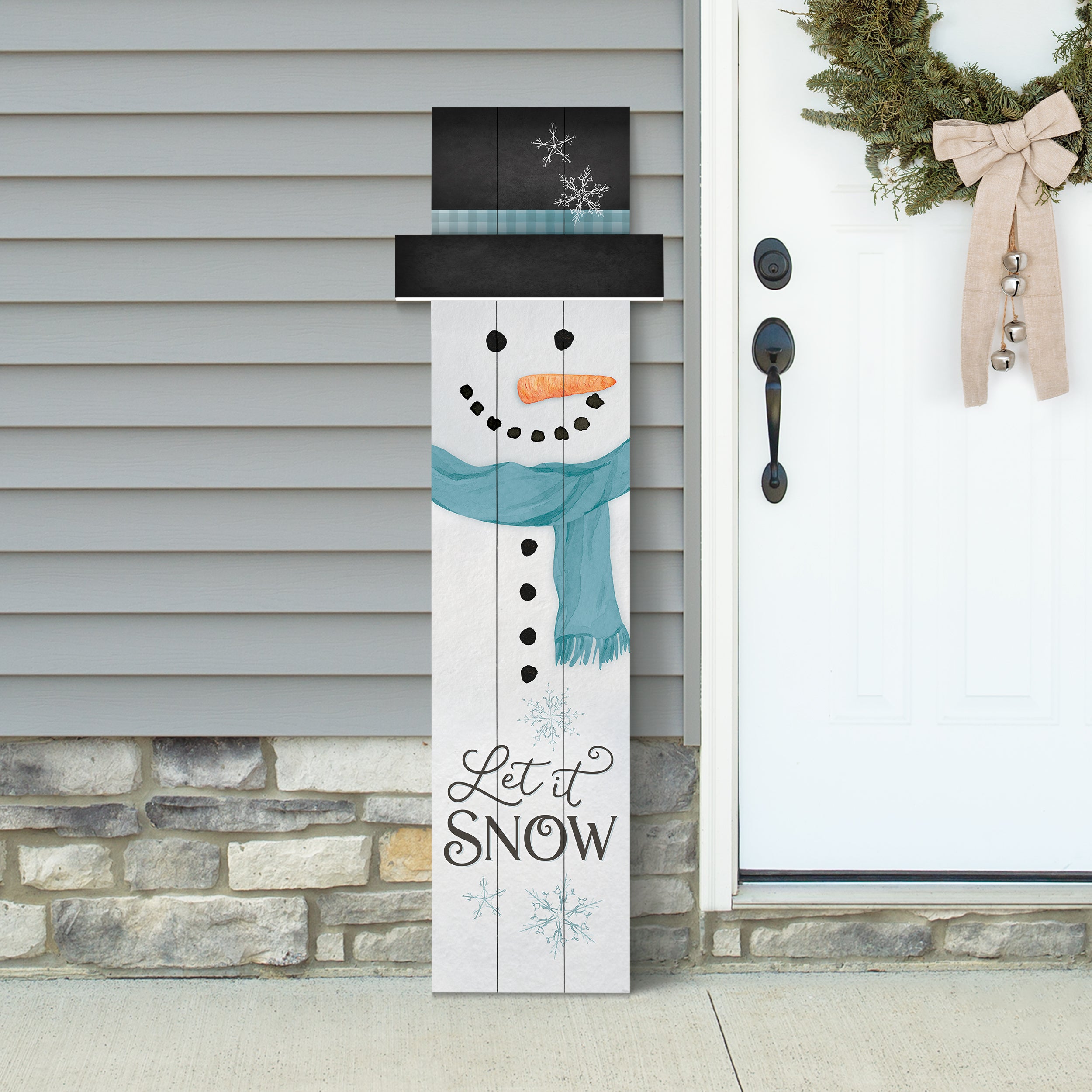 Let It Snow Outdoor Porch Sign