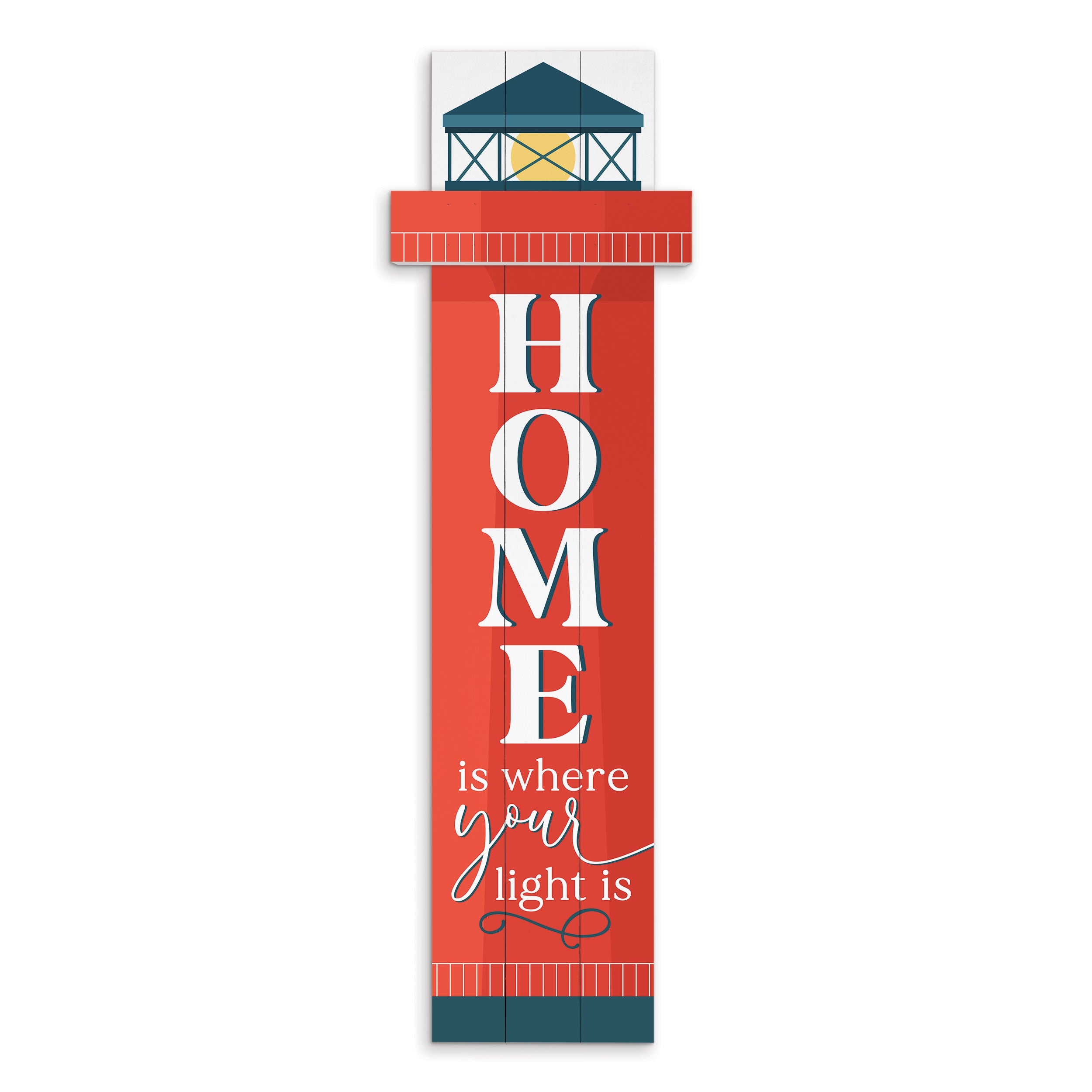 Home Is Where Your Light Is Outdoor Porch Sign