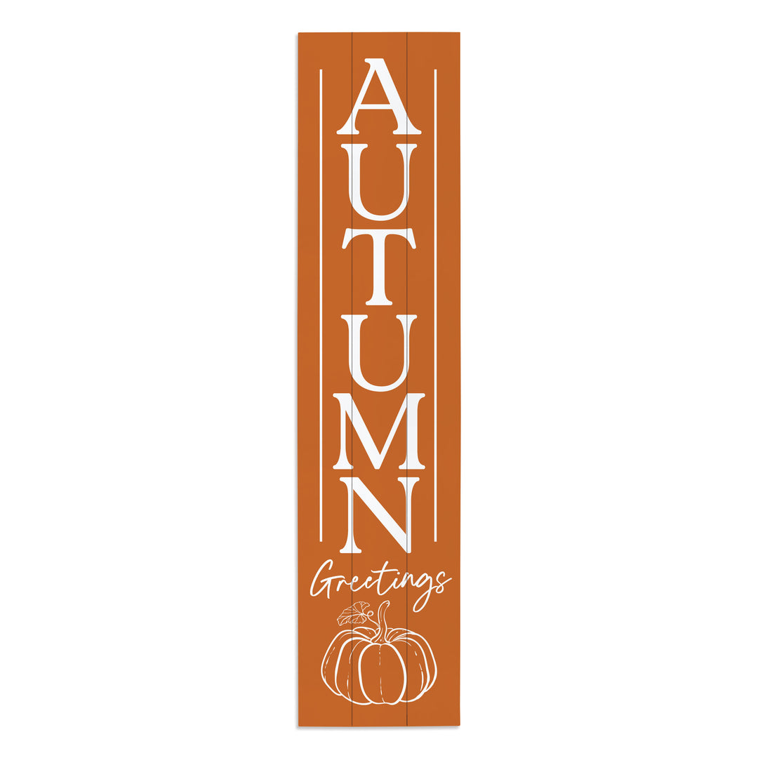 Autumn Greetings Porch Sign