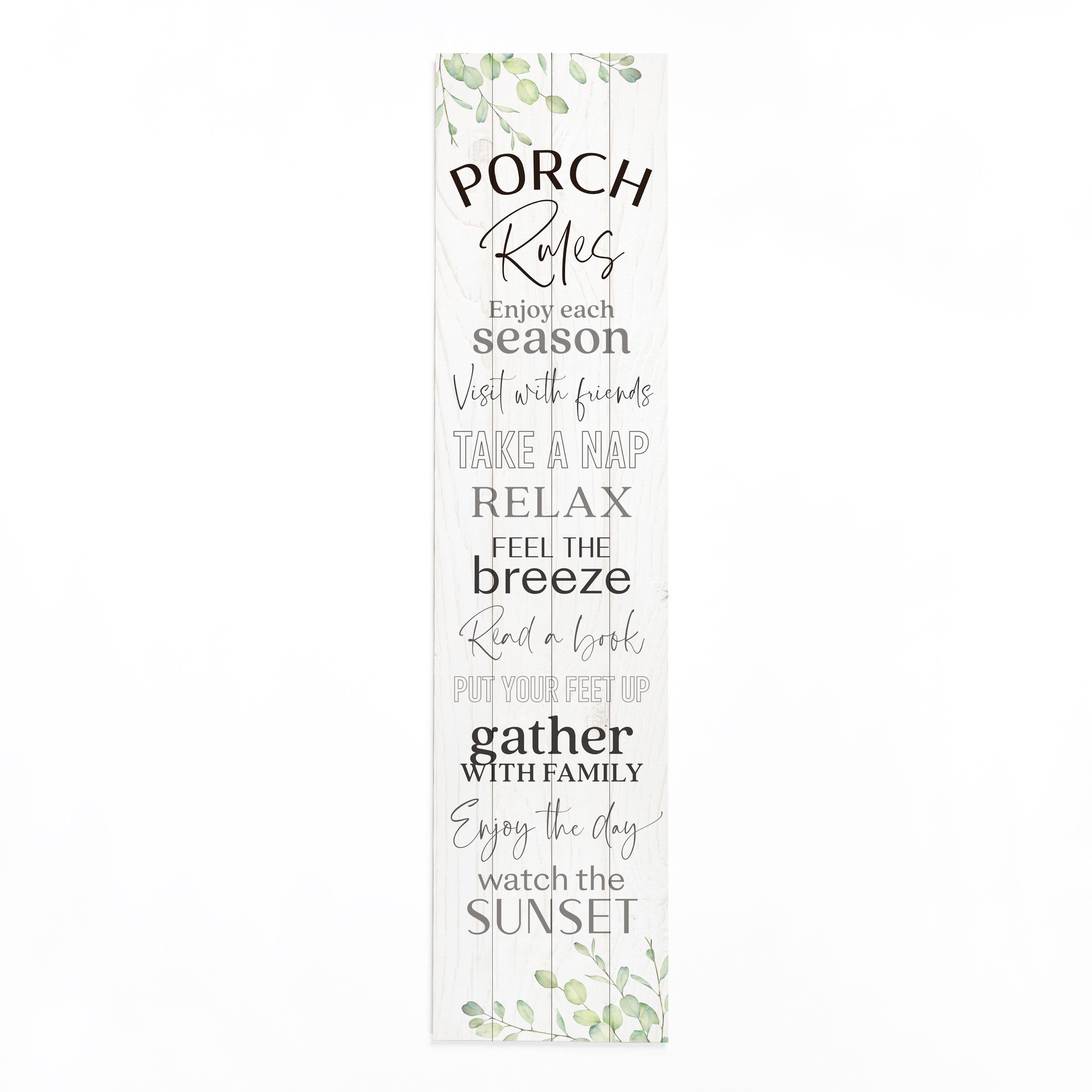 **Porch Rules Enjoy The Season Visit With Friends Outdoor Porch Sign