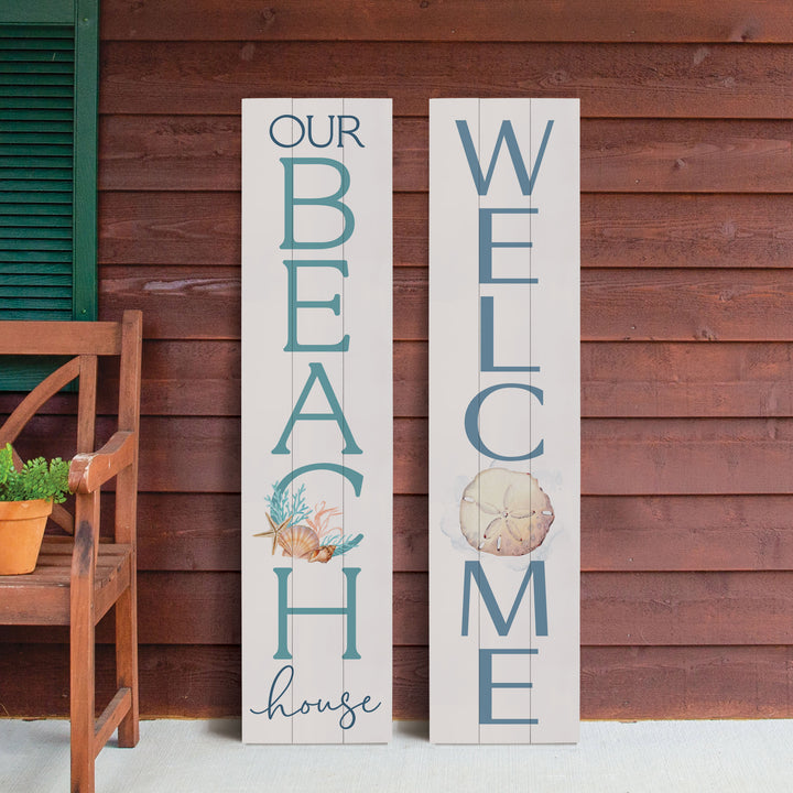 Our Beach House Outdoor Porch Sign
