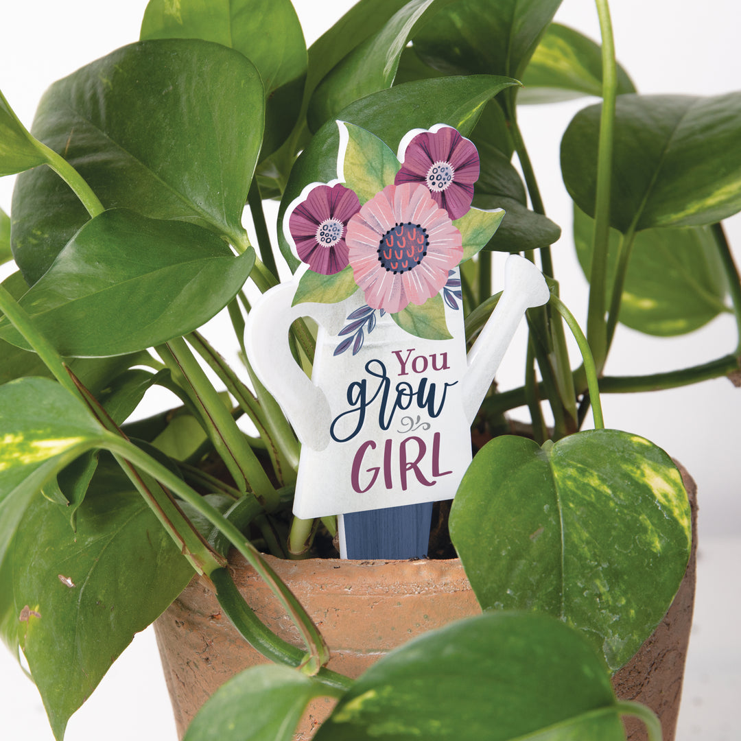 You Grow Girl Plant Pal Garden Sign