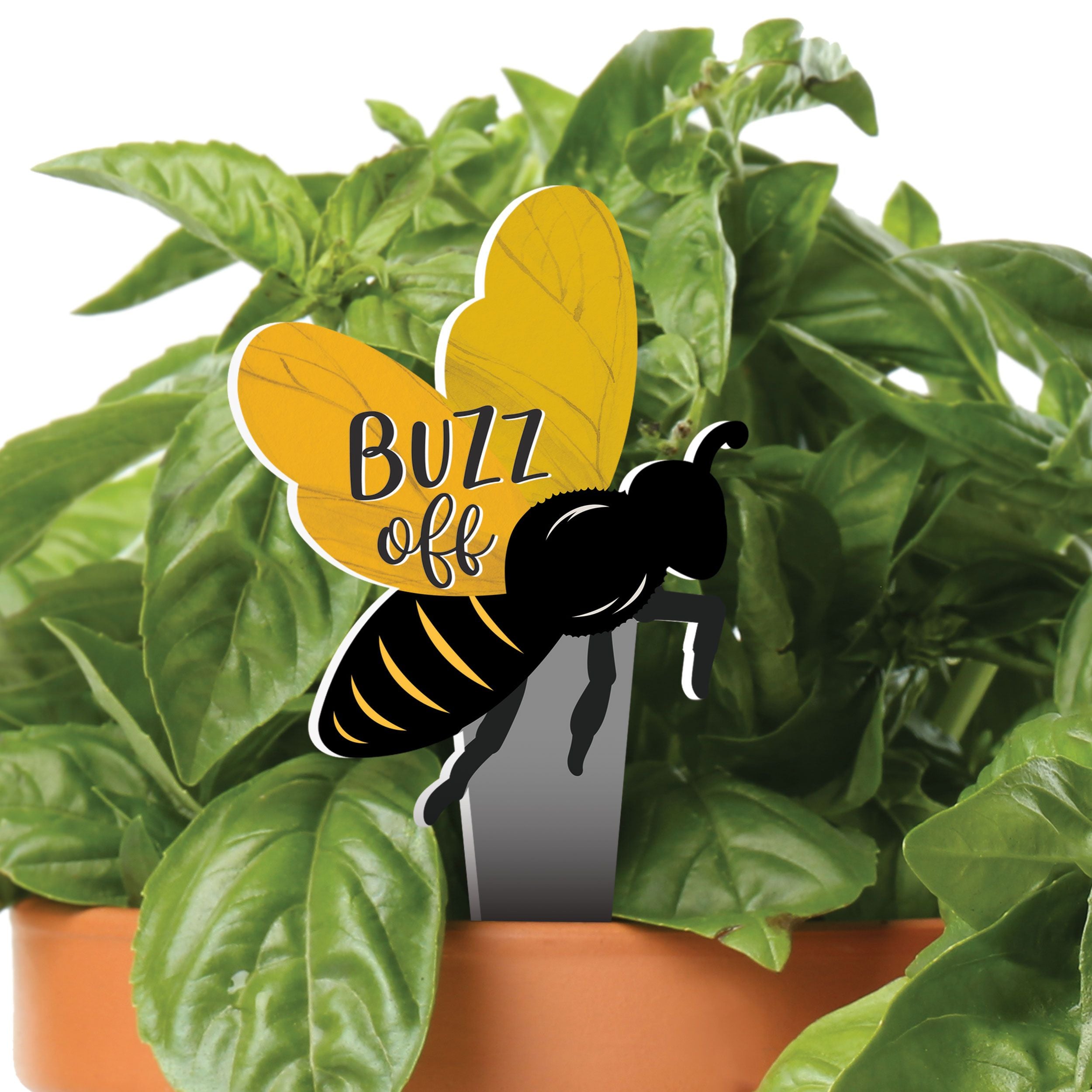 Buzz Off Plant Pal Garden Sign