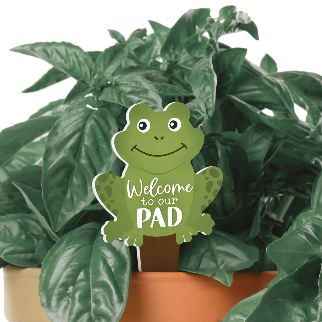 Welcome To Our Pad Plant Pal Garden Sign