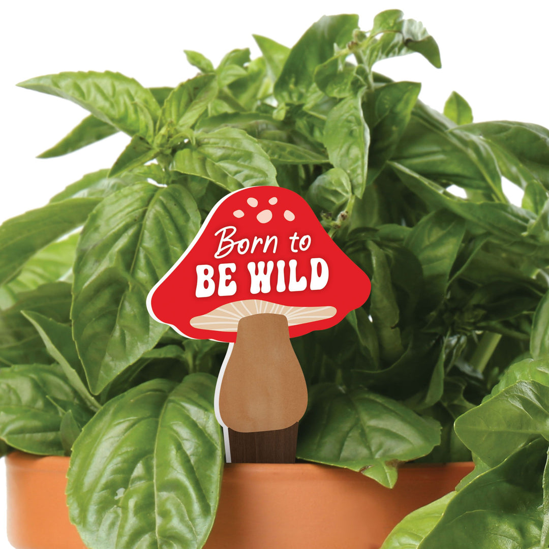 Born To Be Wild Plant Pal Garden Sign