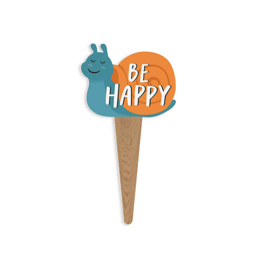 Be Happy Plant Pal Garden Sign