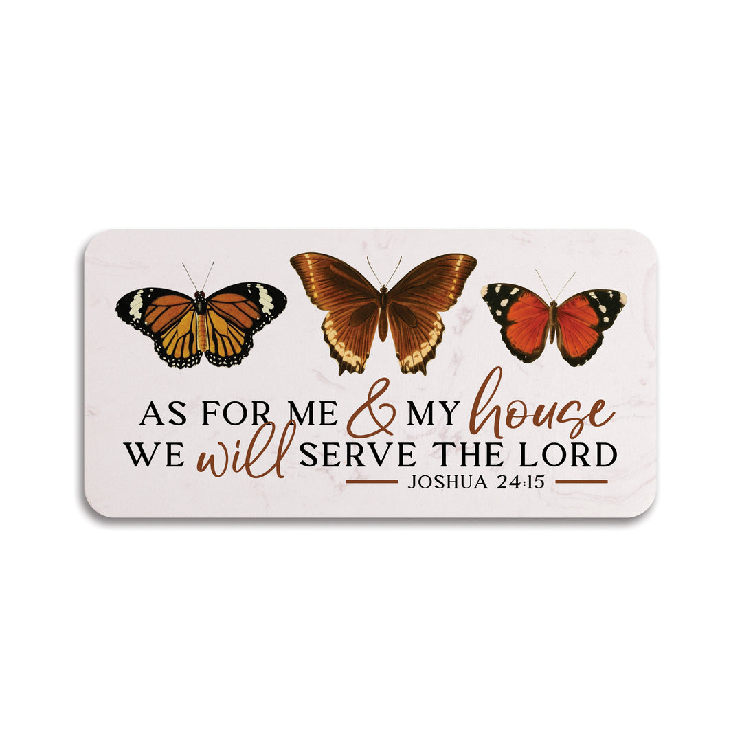As For Me And My House We Will Serve The Lord Garden Stone