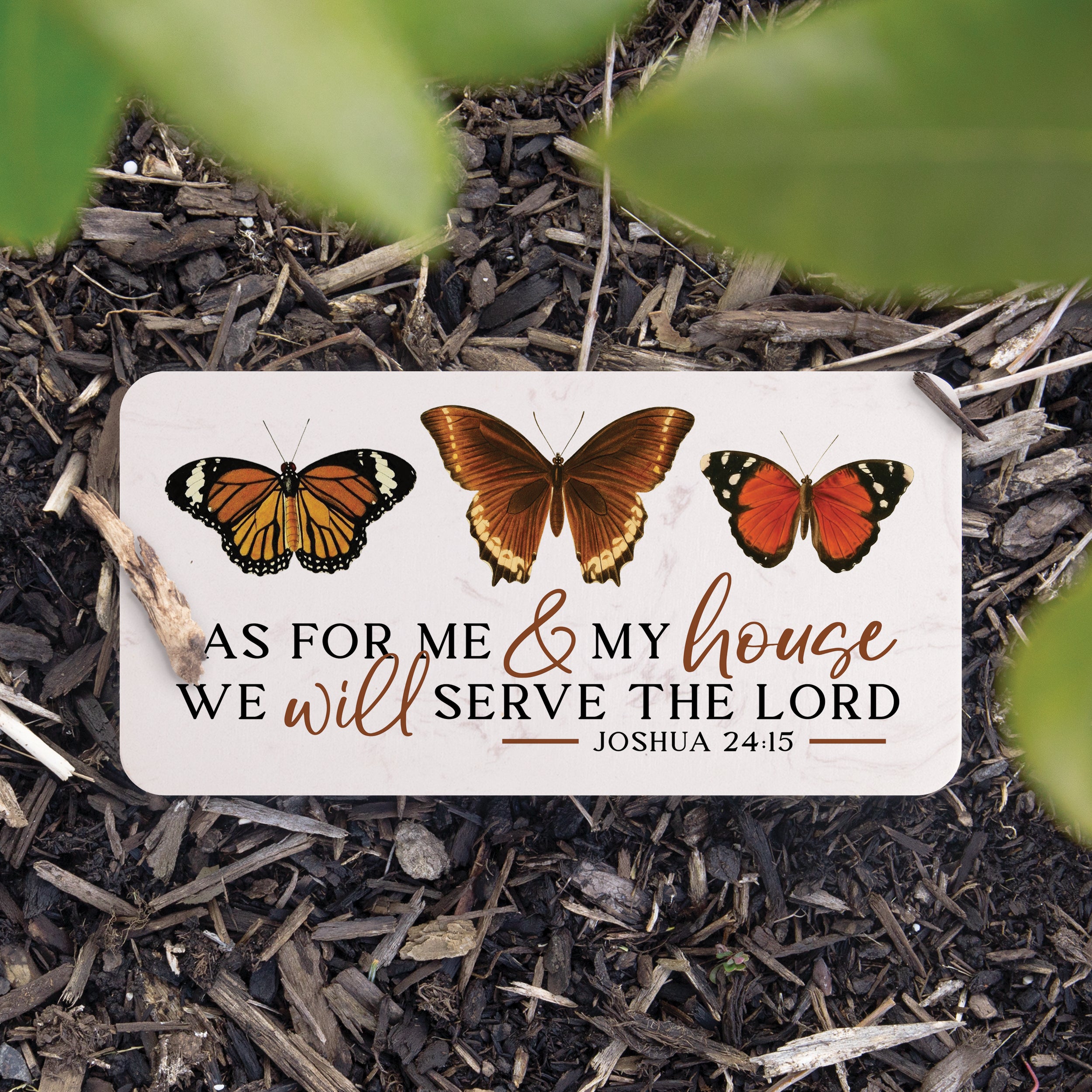 As For Me And My House We Will Serve The Lord Garden Stone