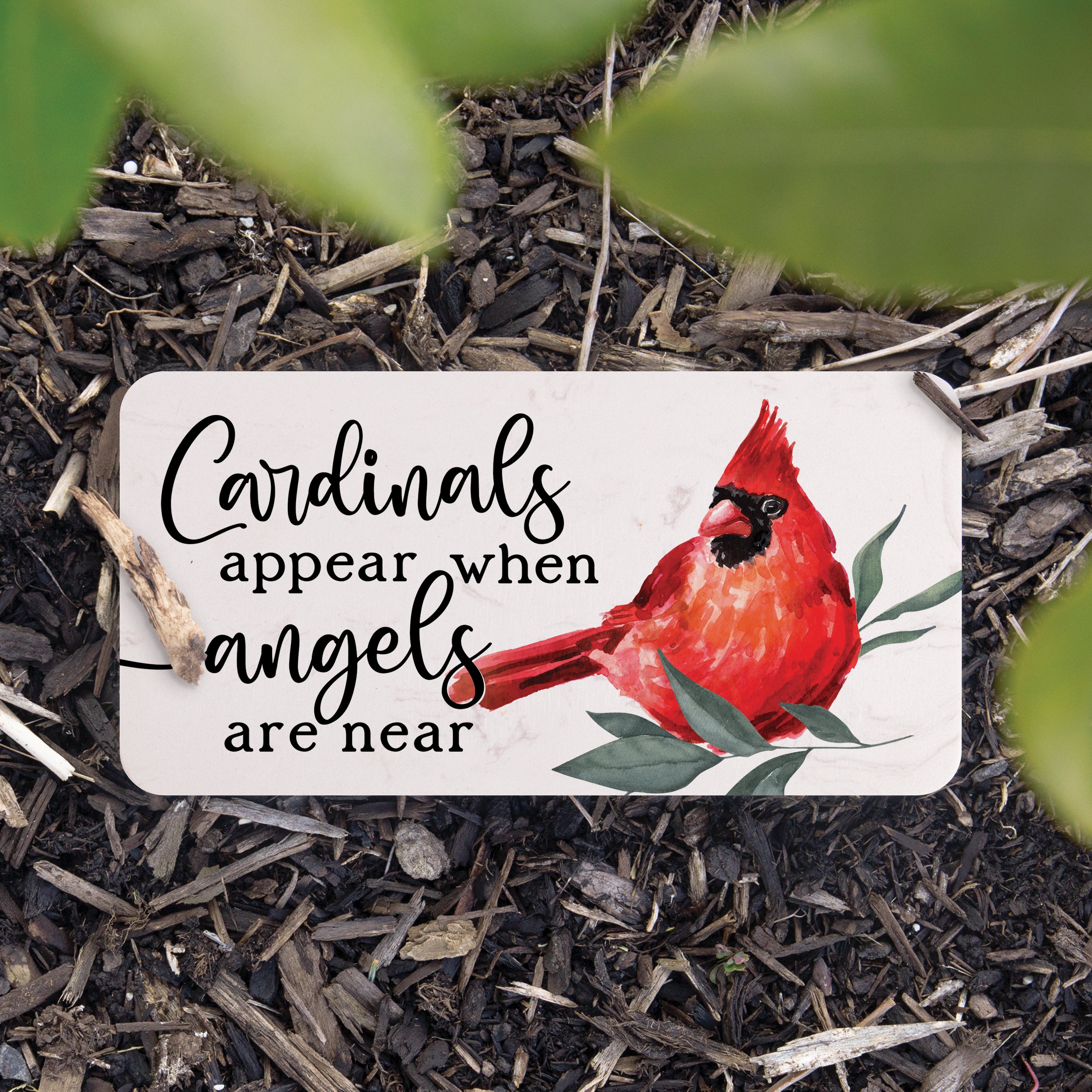 Cardinals Appear When Angels Are Near Garden Stone