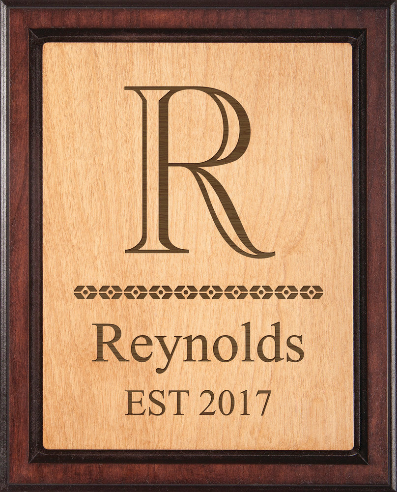Personalized Two Toned Plaque