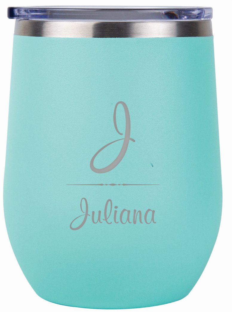 **Personalized Teal Tumbler 12 oz.