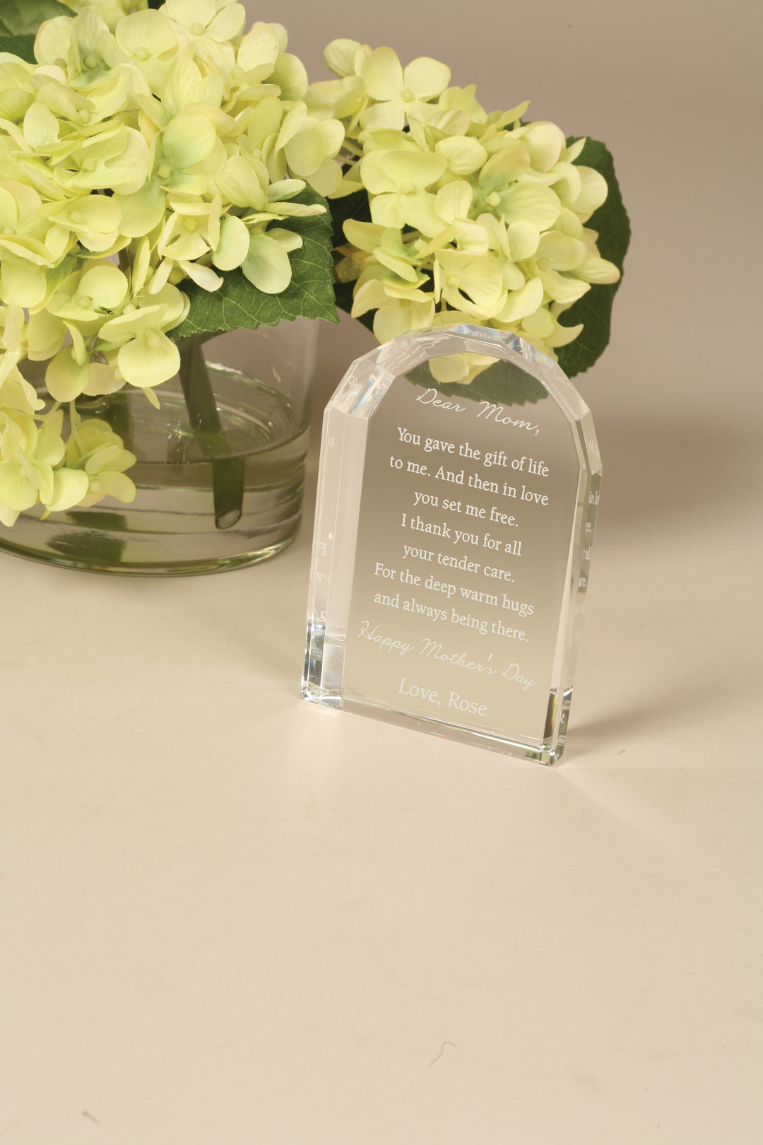 Personalized Crystal Plaque