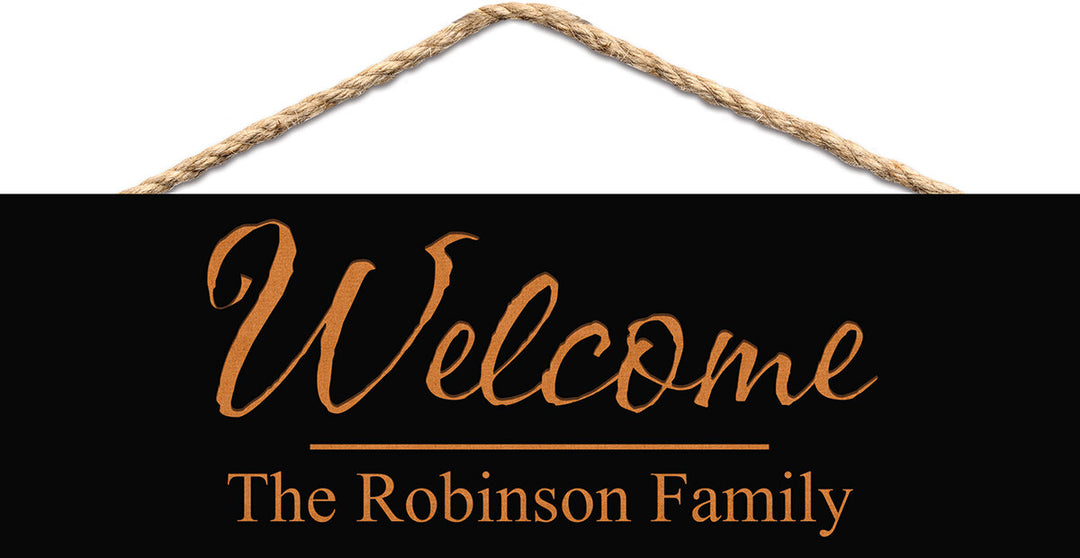 **Personalized Hanging Sign