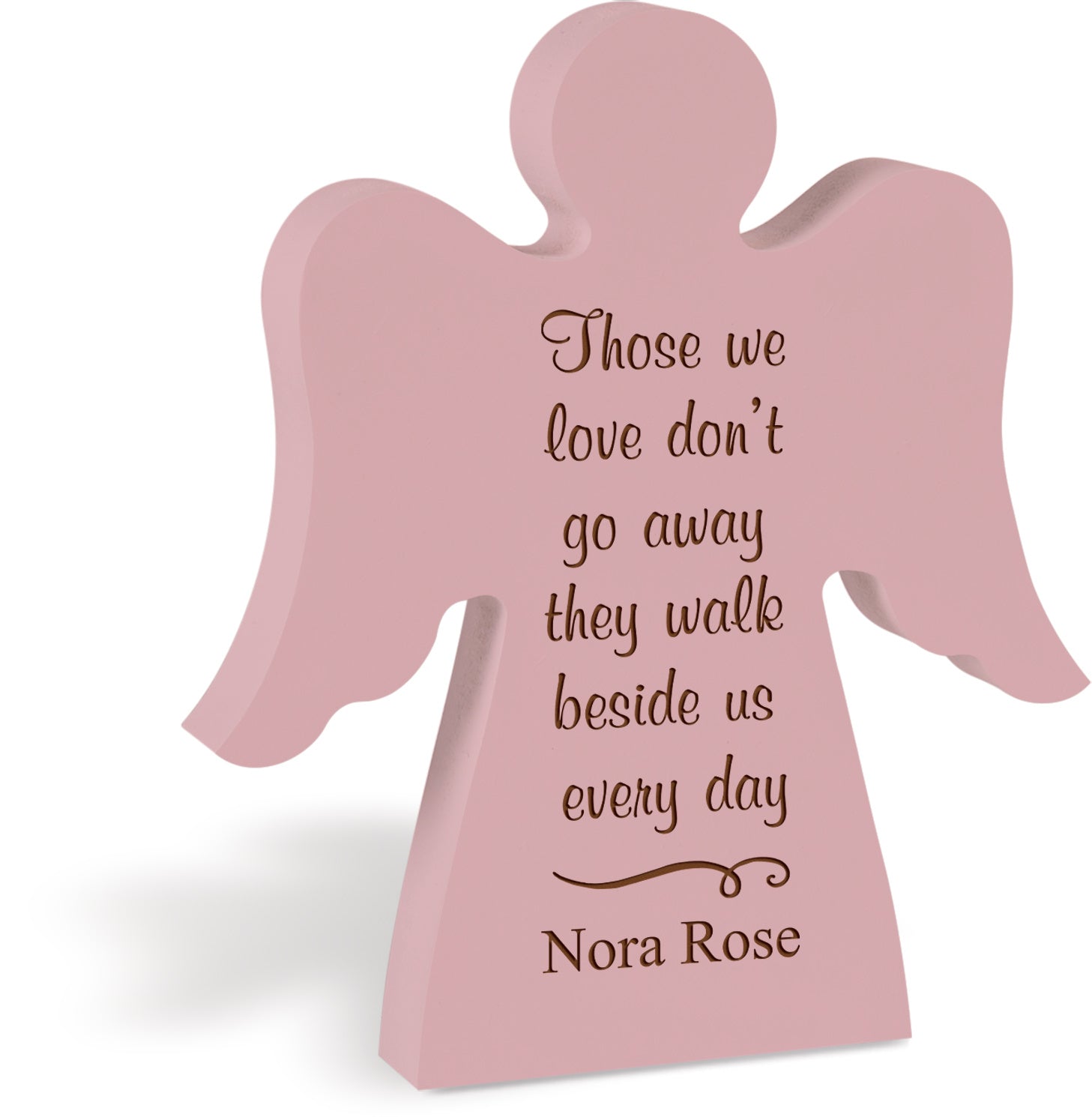 Personalized Pink Angel Sign