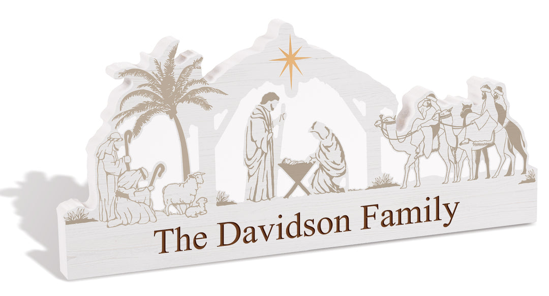**Personalized Nativity Sign