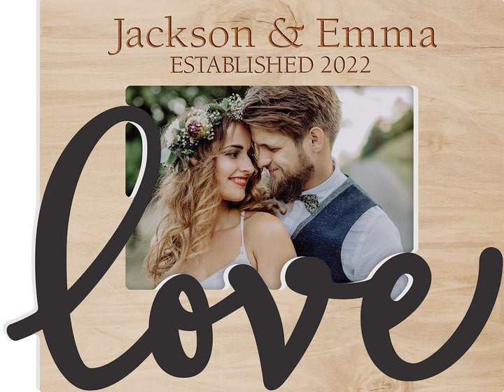 Personalized Love Photo Frame (5x7 Photo)